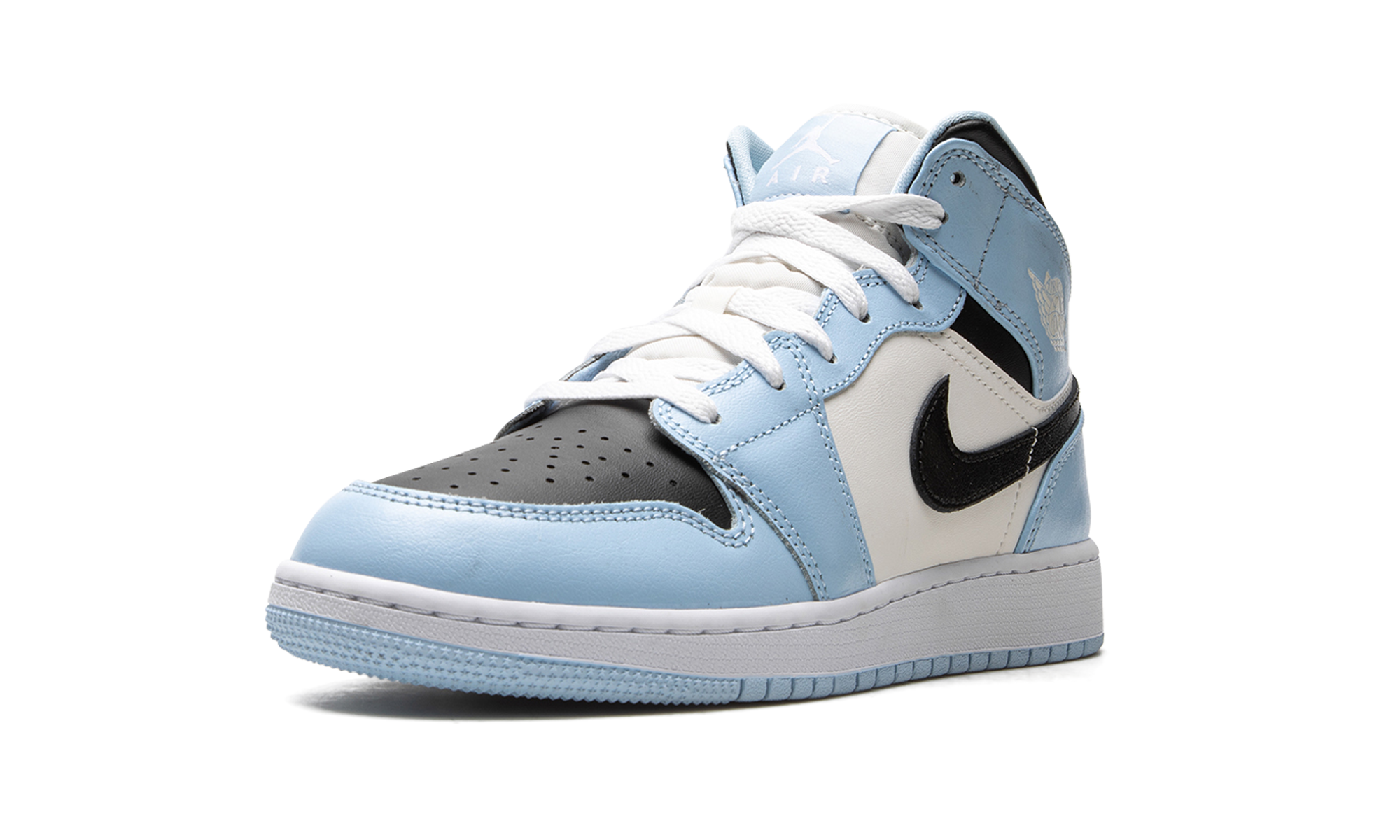 Nike Air Jordan 1 Mid GS "Ice Blue" 555112 401
