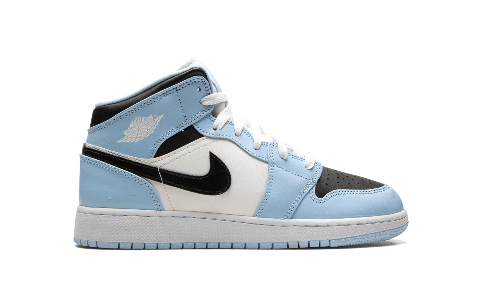 Nike Air Jordan 1 Mid GS "Ice Blue" 555112 401