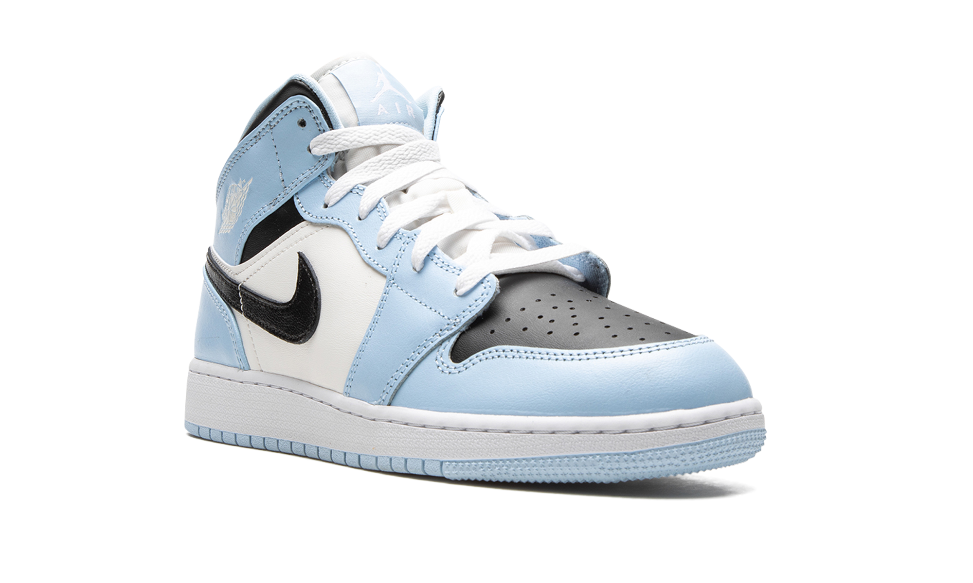 Nike Air Jordan 1 Mid GS "Ice Blue" 555112 401