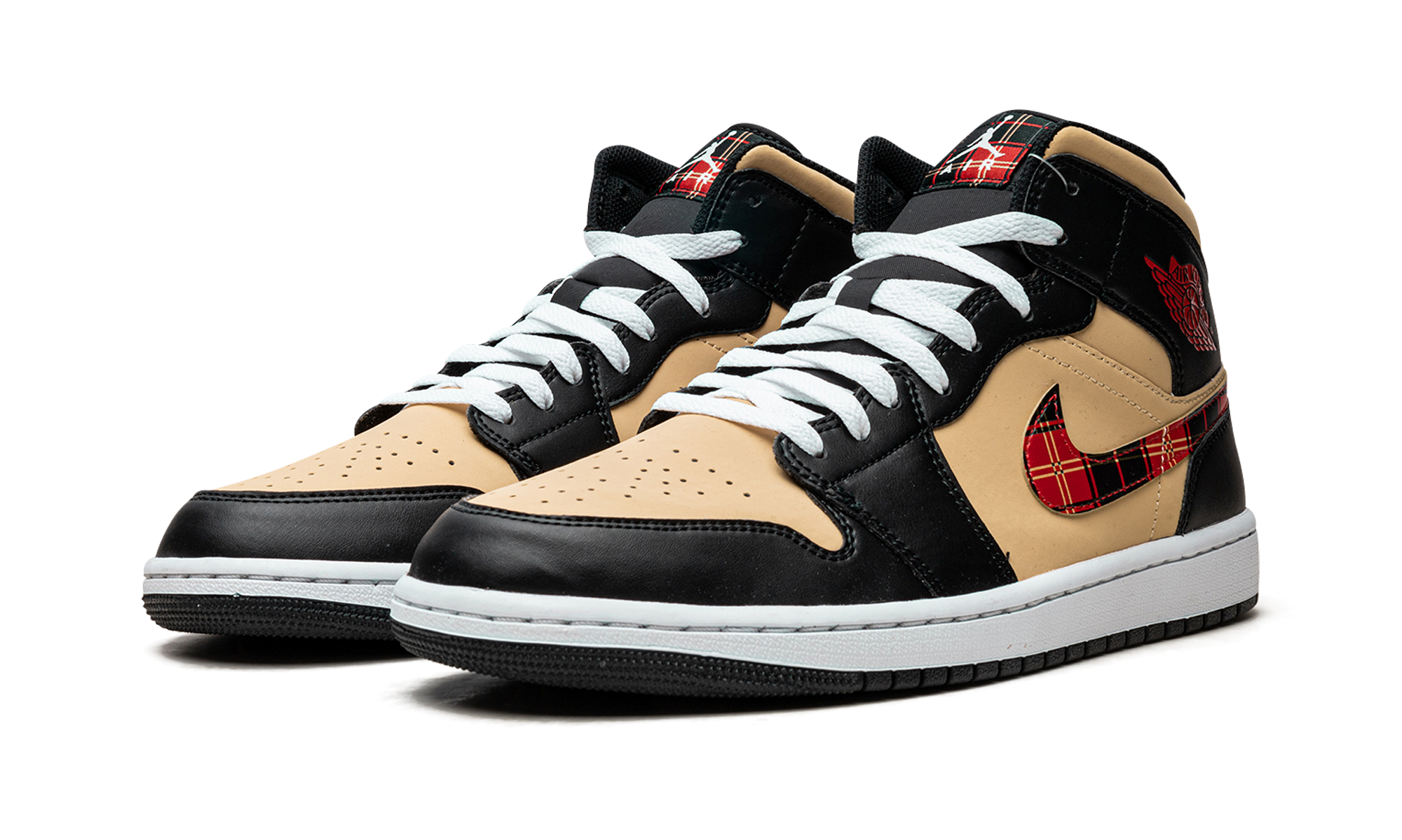 Nike Air Jordan 1 Mid SE "Tartan Swoosh" DZ5329 001