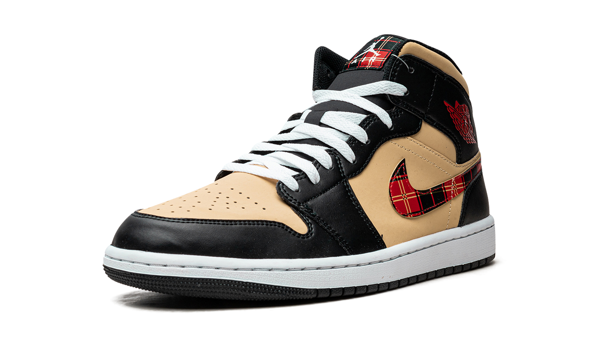 Nike Air Jordan 1 Mid SE "Tartan Swoosh" DZ5329 001