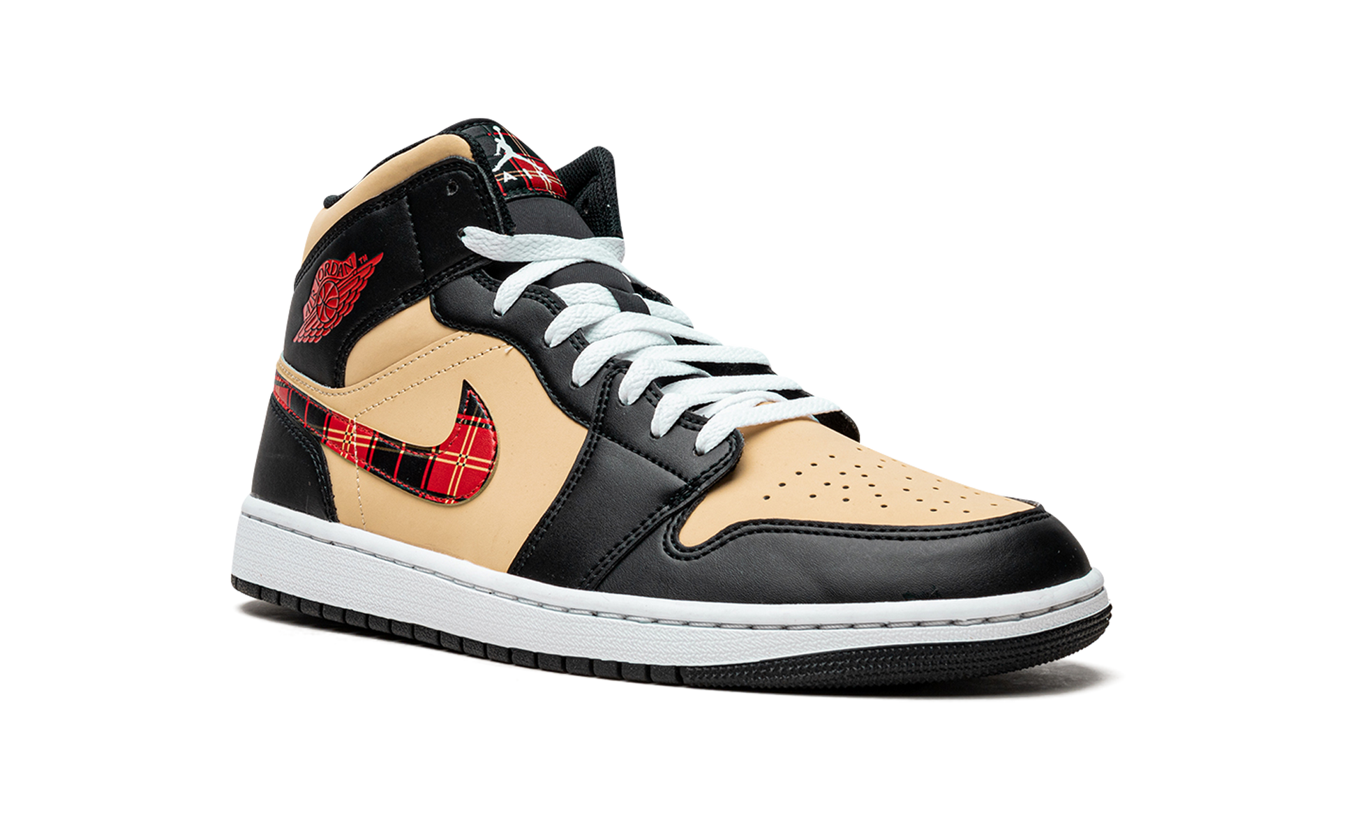 Nike Air Jordan 1 Mid SE "Tartan Swoosh" DZ5329 001