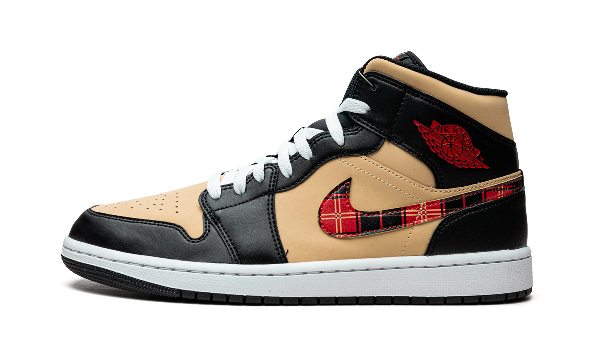 Nike Air Jordan 1 Mid SE "Tartan Swoosh" DZ5329 001