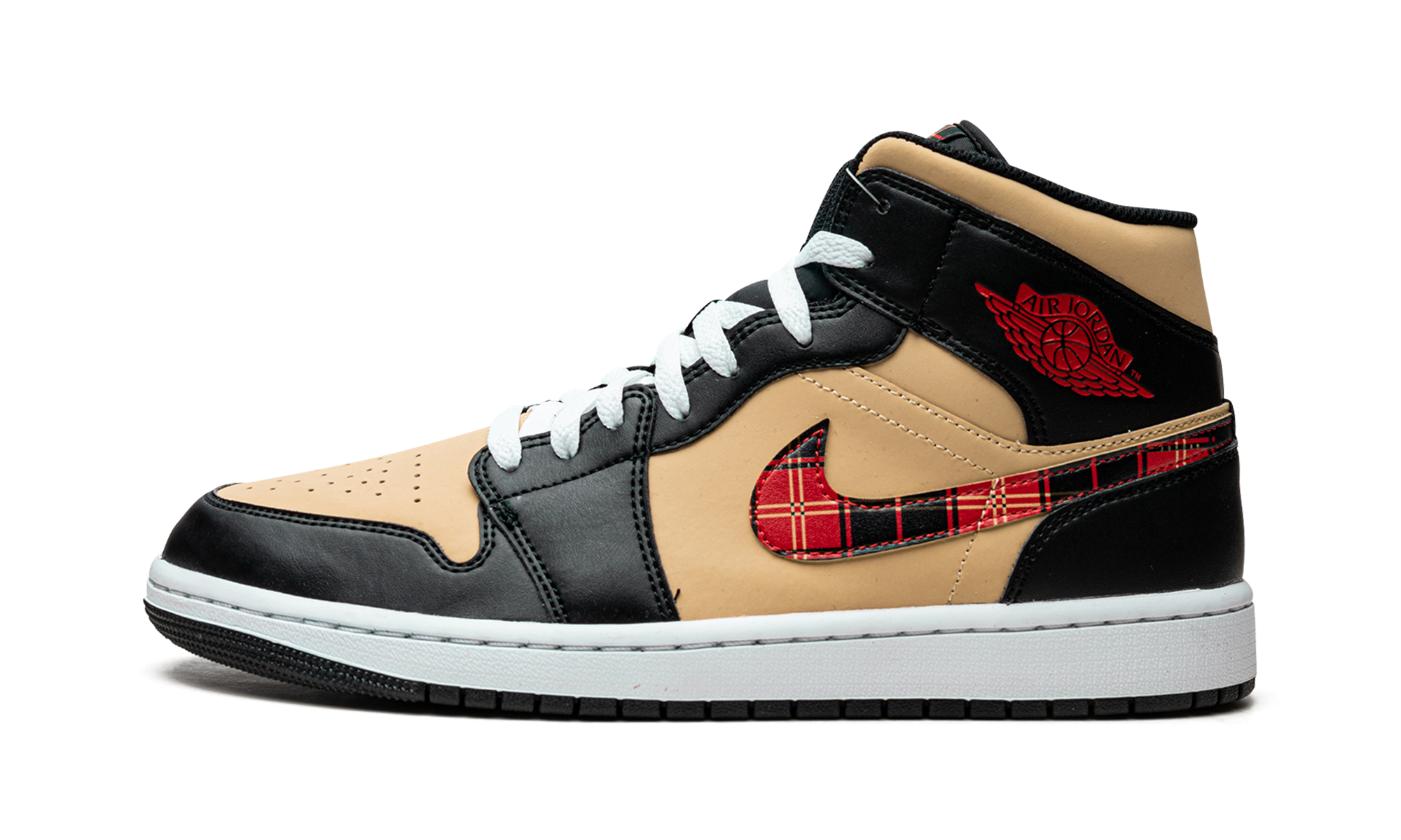 Nike Air Jordan 1 Mid SE "Tartan Swoosh" DZ5329 001