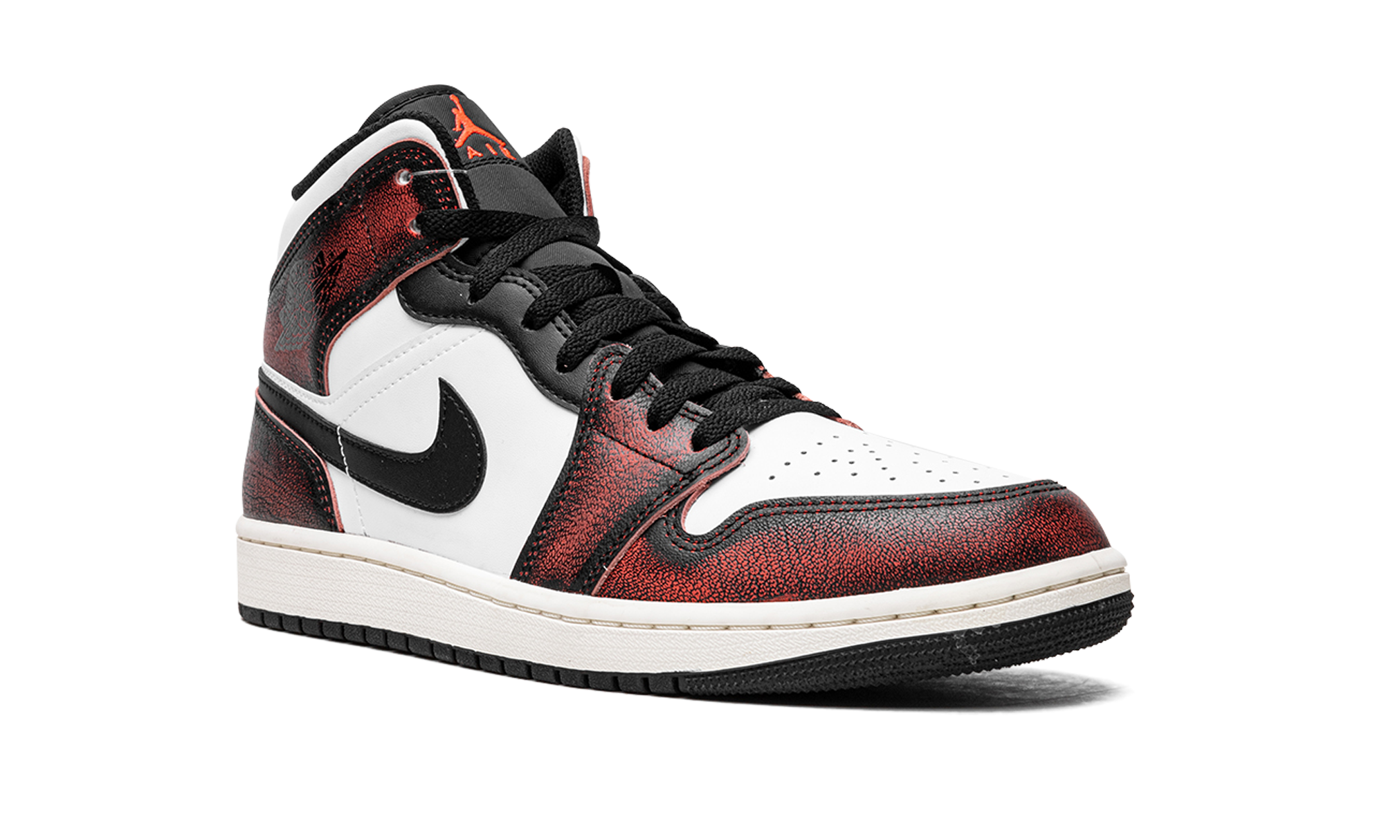 Nike Air Jordan 1 Mid SE "Wear-Away - Infrared" DV9565 006