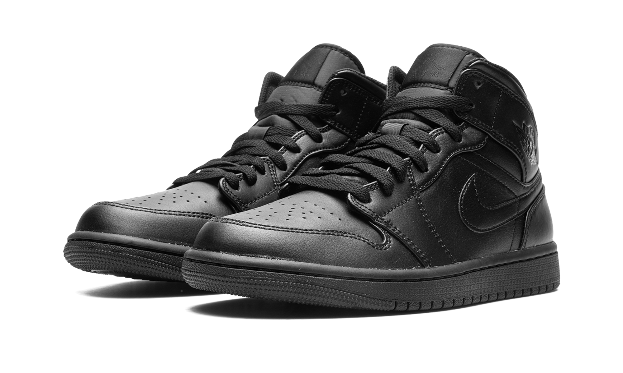 Nike Air Jordan 1 Mid "Triple Black" 554724 093