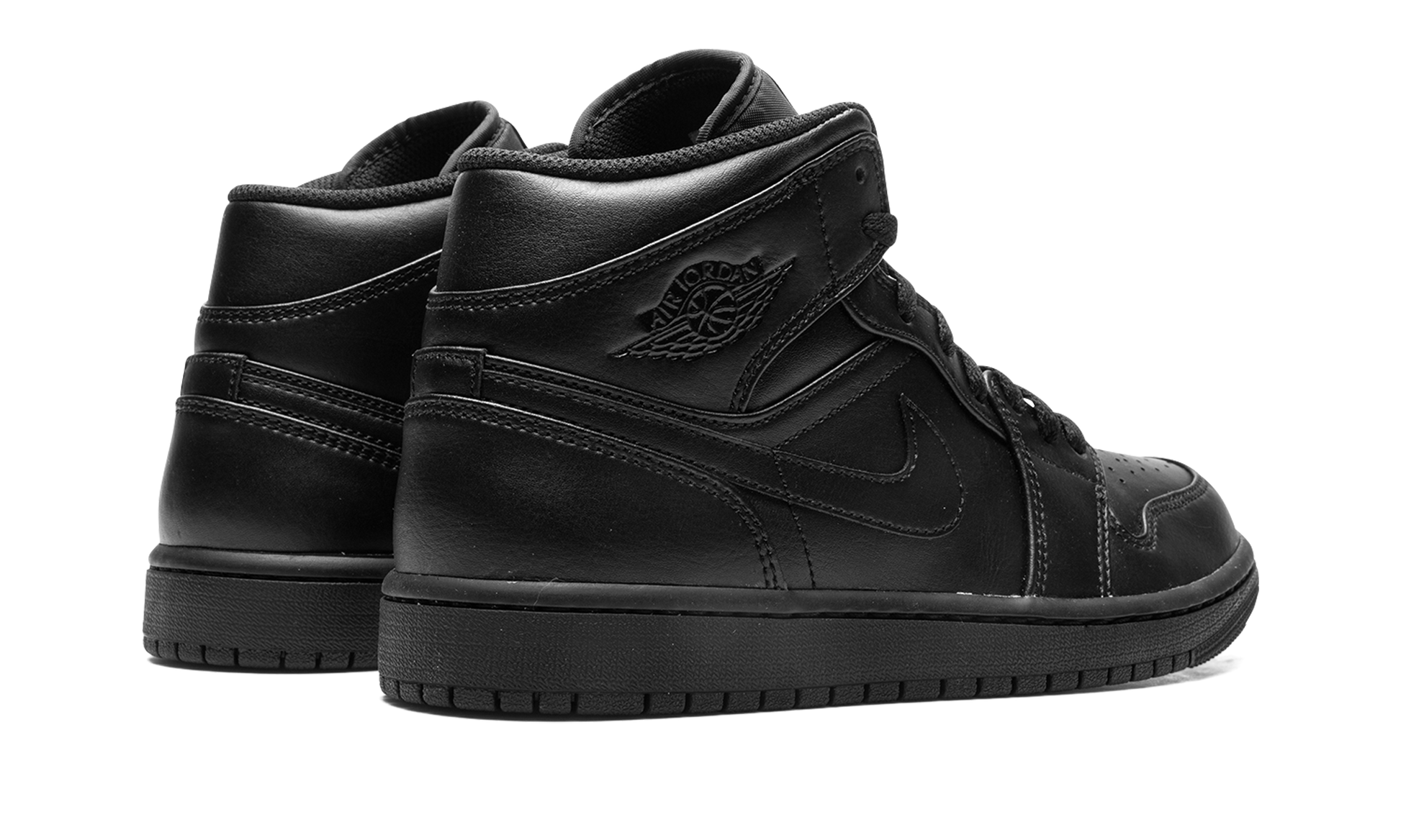 Nike Air Jordan 1 Mid "Triple Black" 554724 093