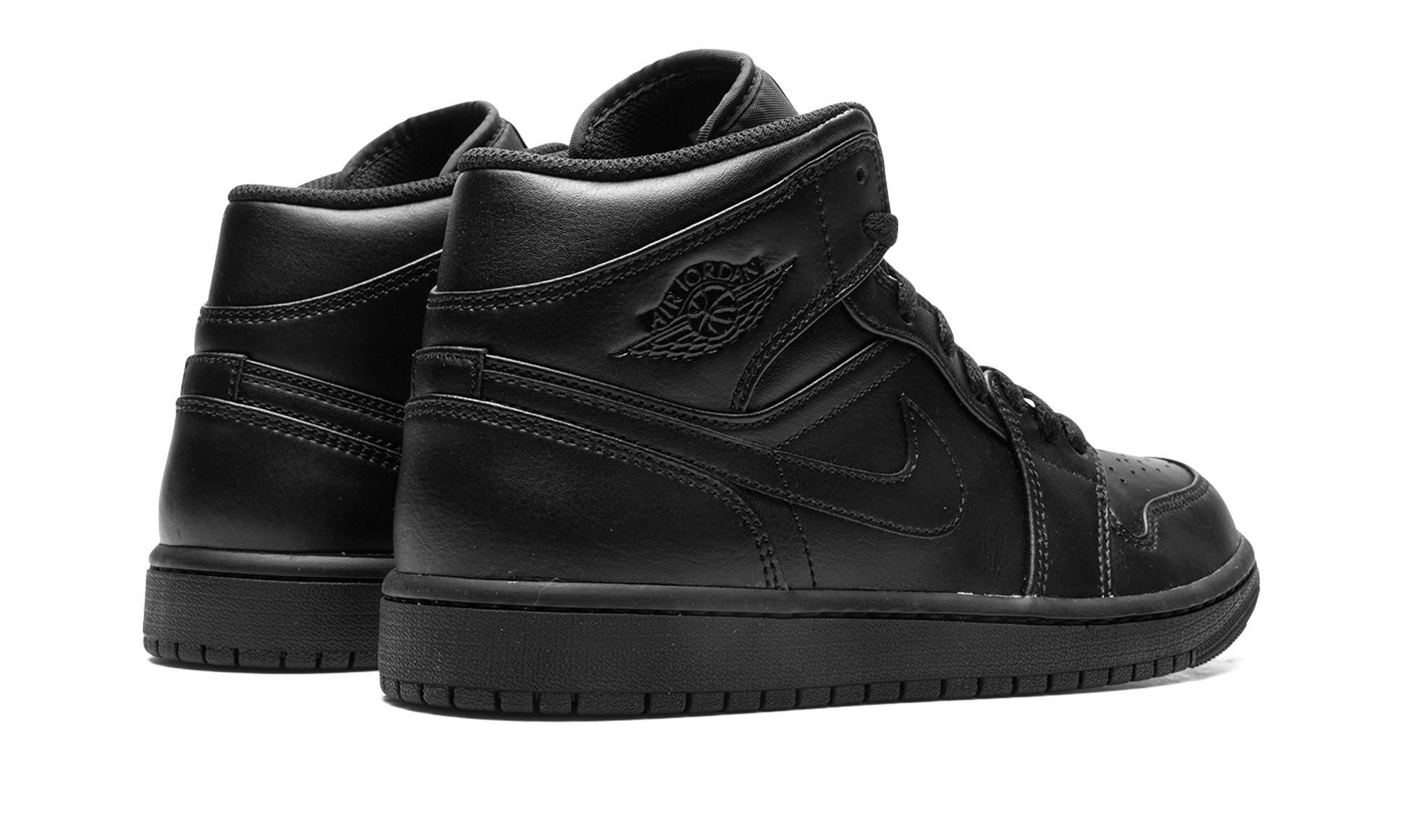 Nike Air Jordan 1 Mid "Triple Black" 554724 093