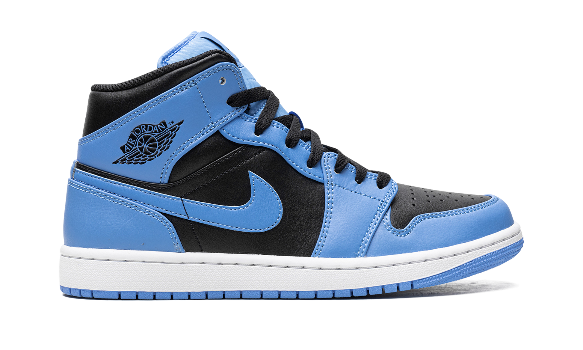 Nike Air Jordan 1 Mid "University Blue Black" DQ8426 401