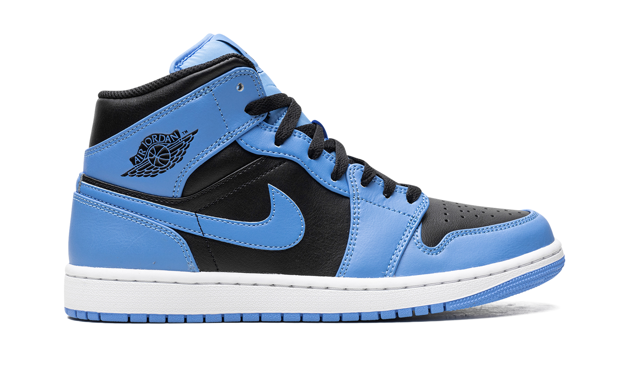 Nike Air Jordan 1 Mid "University Blue Black" DQ8426 401