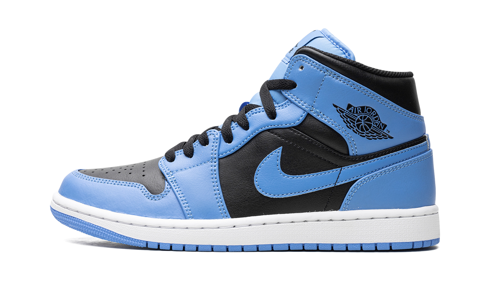 Nike Air Jordan 1 Mid "University Blue Black" DQ8426 401