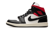 Nike AIR JORDAN 1 MID WMNS "Black / Gym Red / Sail" BQ6472 061