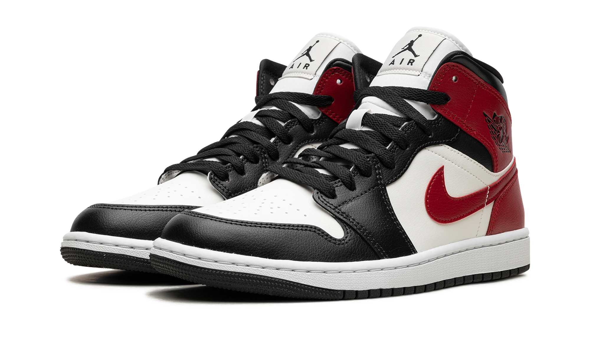 Nike AIR JORDAN 1 MID WMNS "Black Toe" BQ6472 160