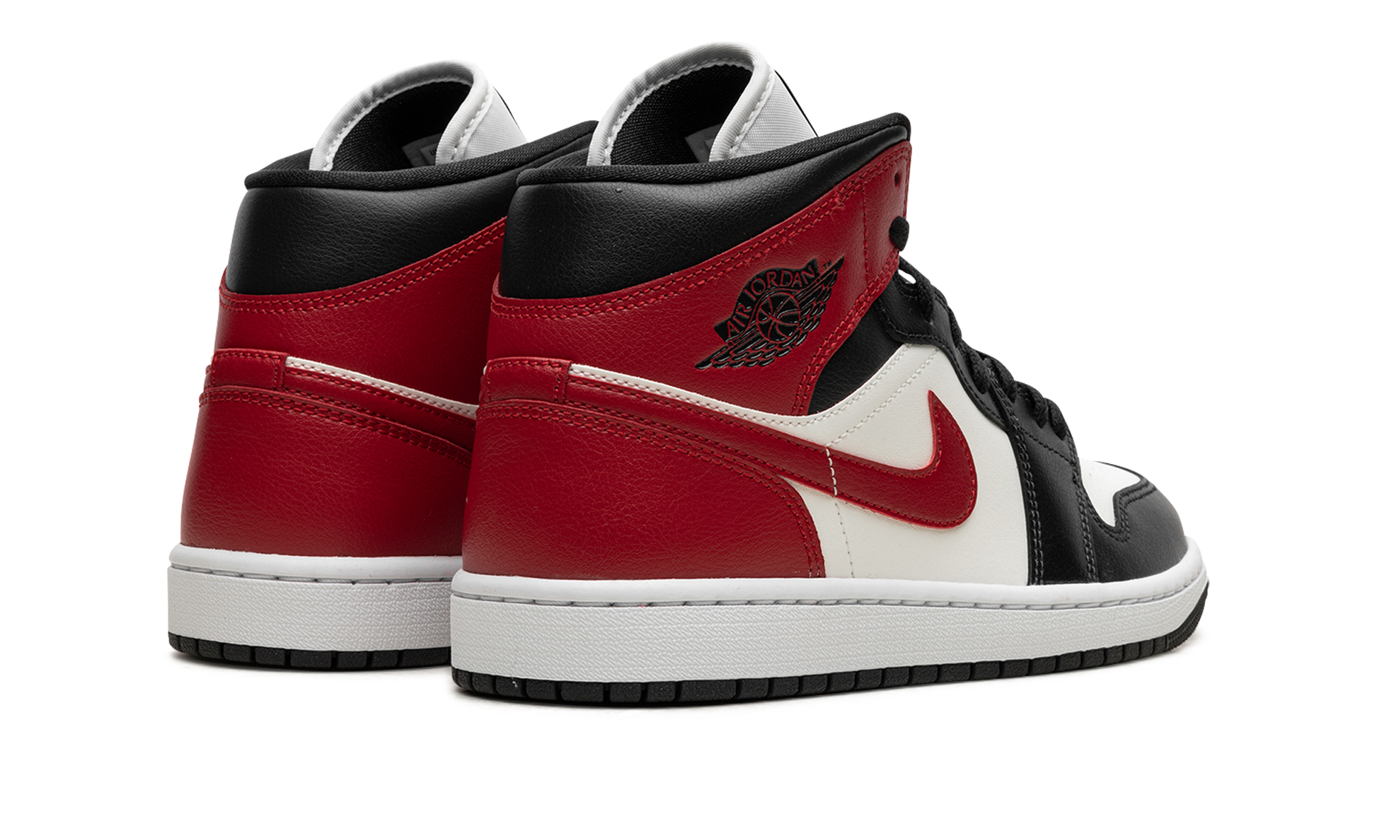 Nike AIR JORDAN 1 MID WMNS "Black Toe" BQ6472 160