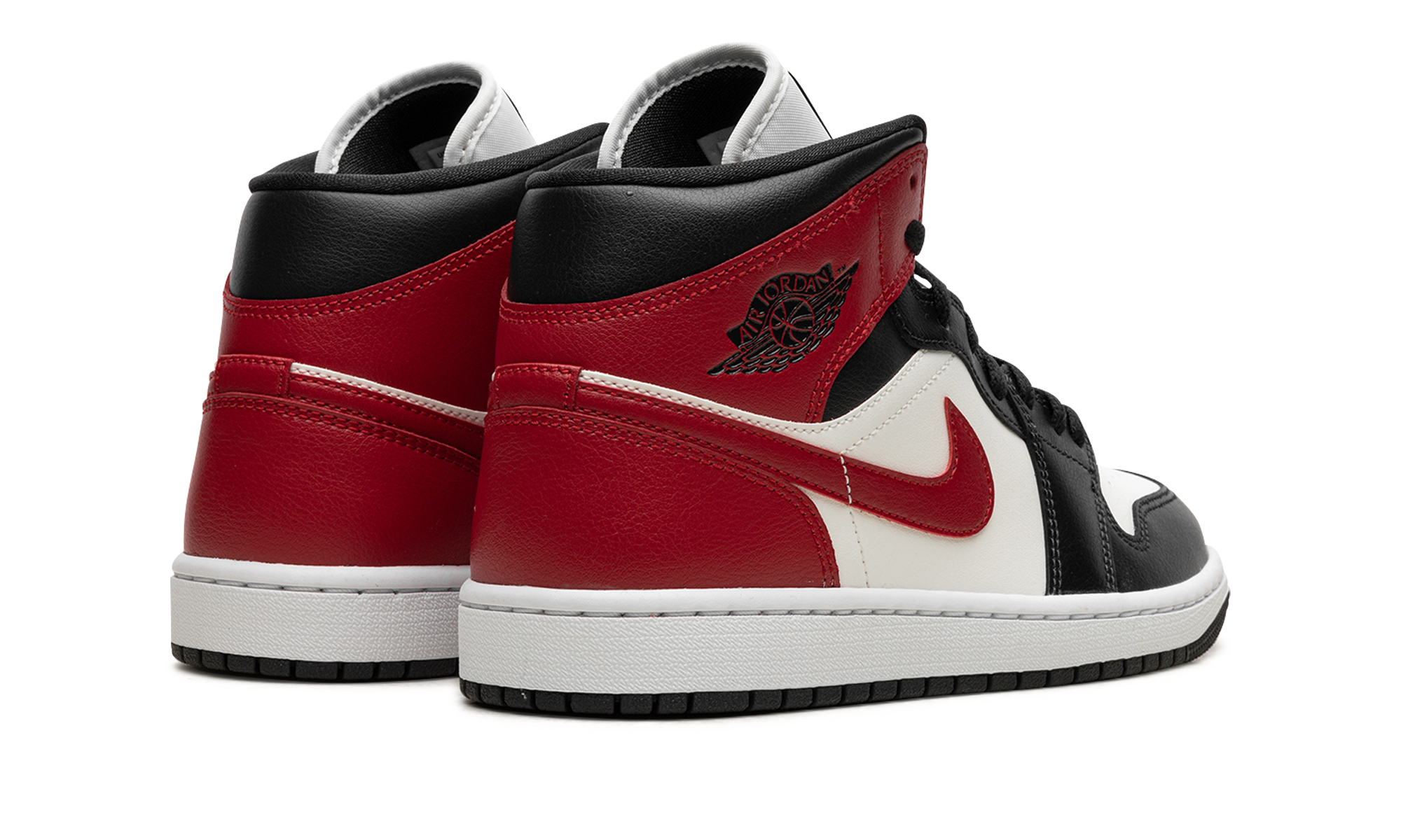 Nike AIR JORDAN 1 MID WMNS "Black Toe" BQ6472 160