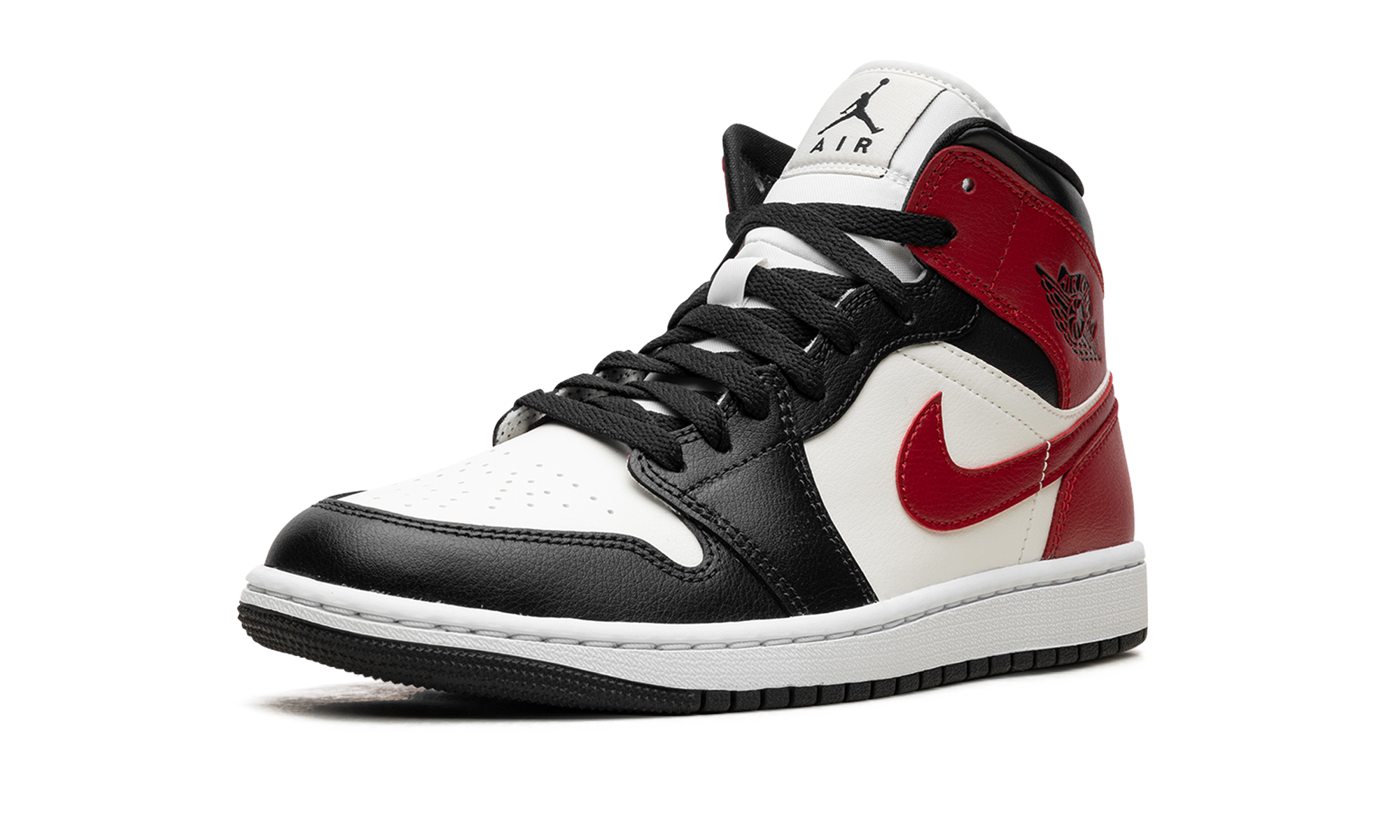 Nike AIR JORDAN 1 MID WMNS "Black Toe" BQ6472 160