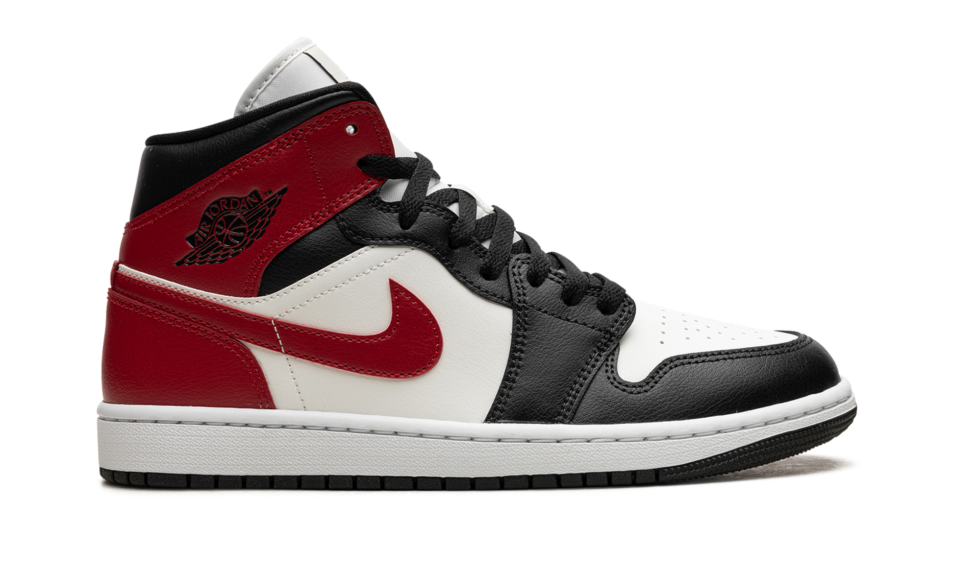 Nike AIR JORDAN 1 MID WMNS "Black Toe" BQ6472 160