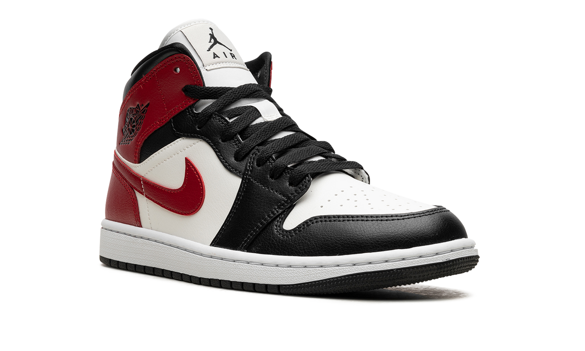 Nike AIR JORDAN 1 MID WMNS "Black Toe" BQ6472 160