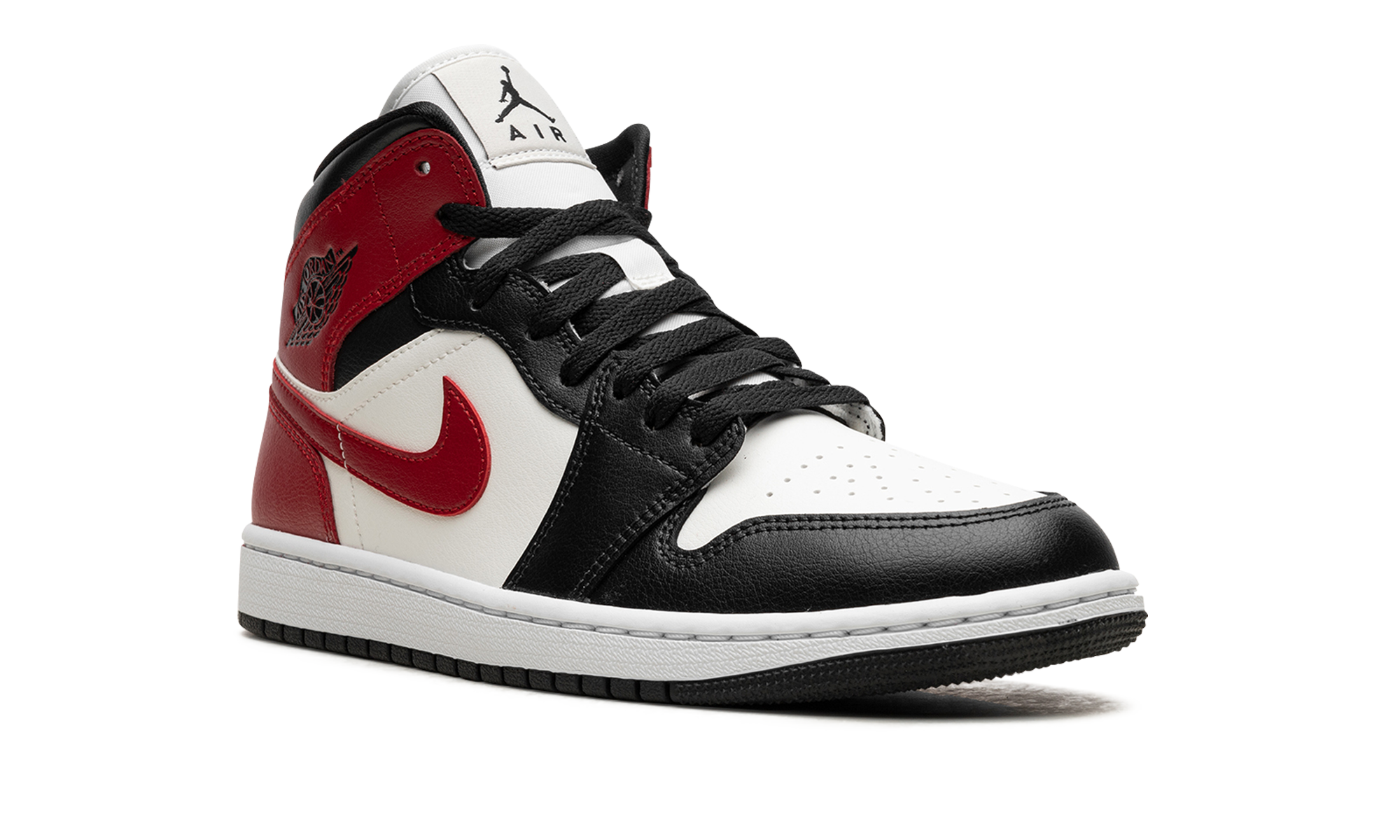 Nike AIR JORDAN 1 MID WMNS "Black Toe" BQ6472 160