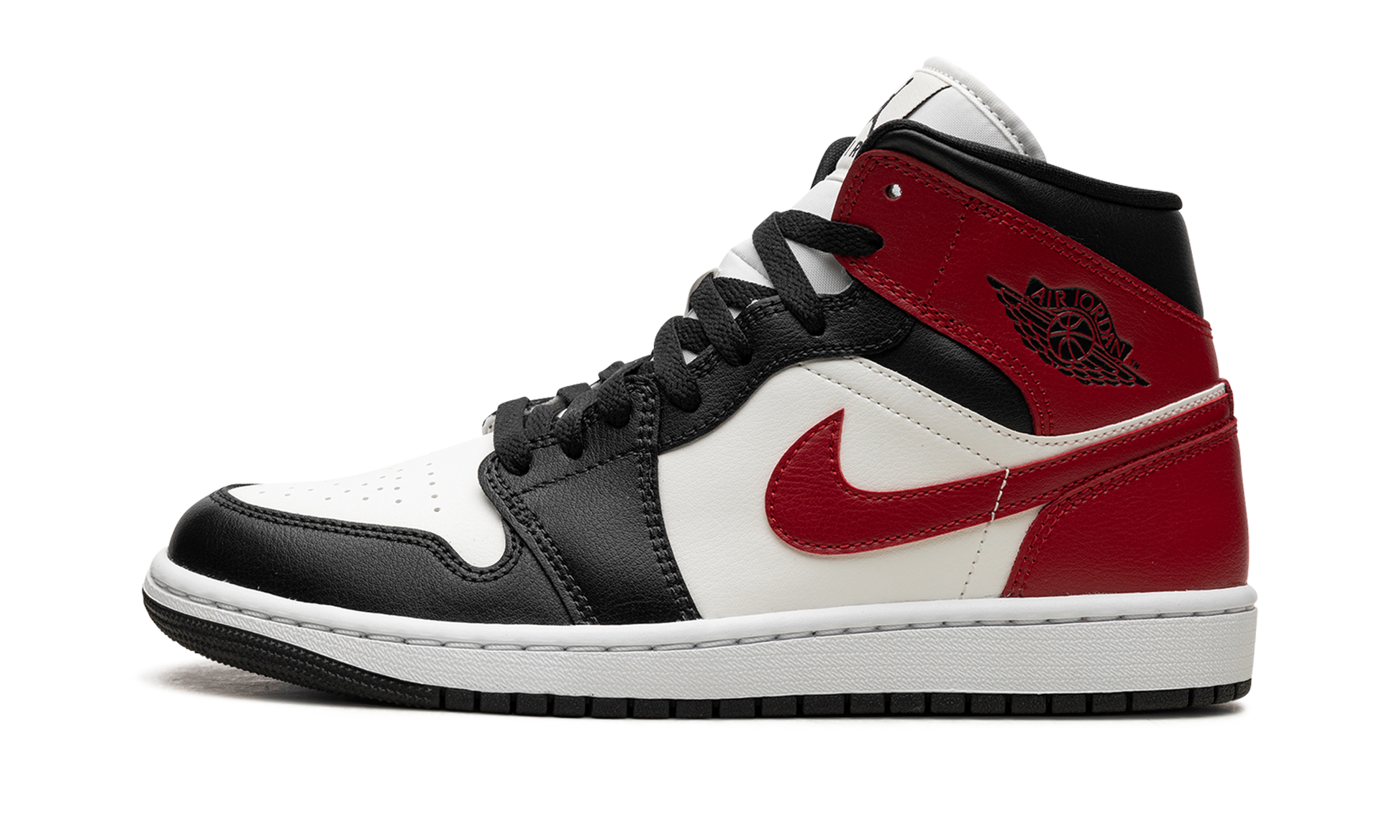Nike AIR JORDAN 1 MID WMNS "Black Toe" BQ6472 160