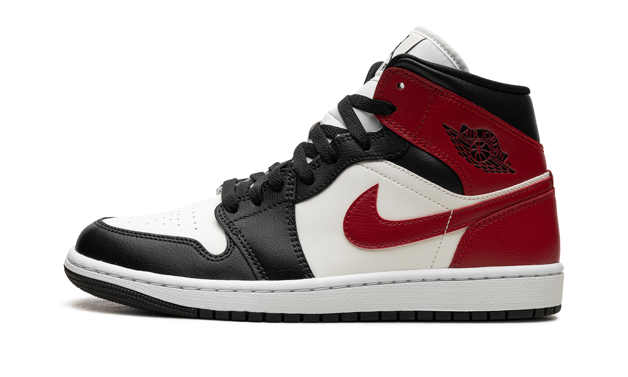 Nike AIR JORDAN 1 MID WMNS "Black Toe" BQ6472 160