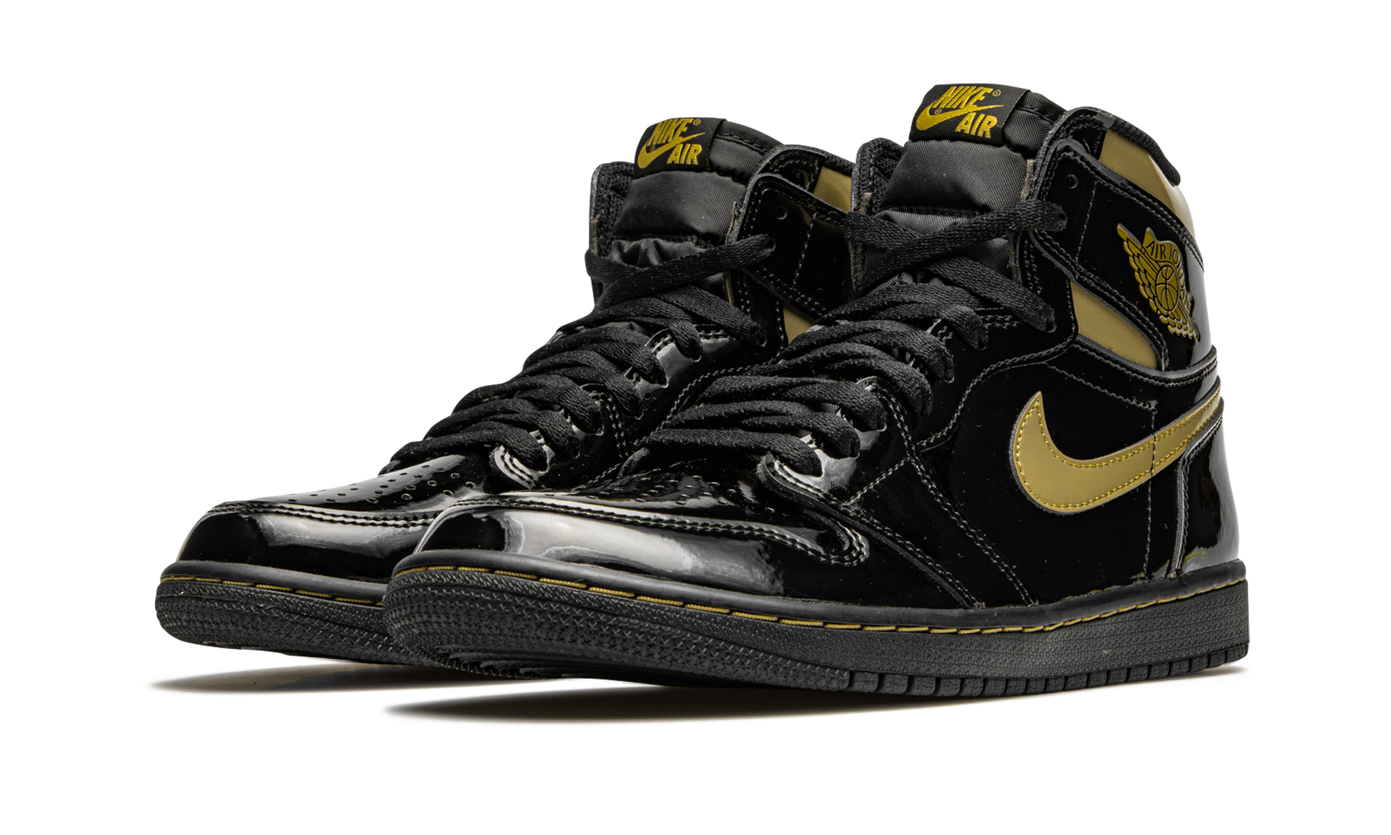 Nike Air Jordan 1 Retro High OG "Black Metallic Gold" 555088 032