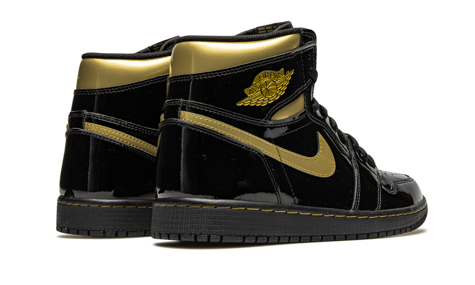 Nike Air Jordan 1 Retro High OG "Black Metallic Gold" 555088 032