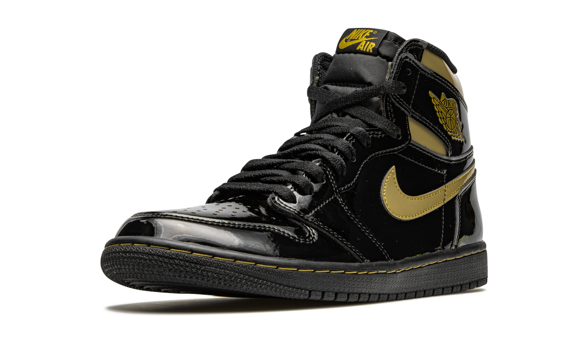 Nike Air Jordan 1 Retro High OG "Black Metallic Gold" 555088 032