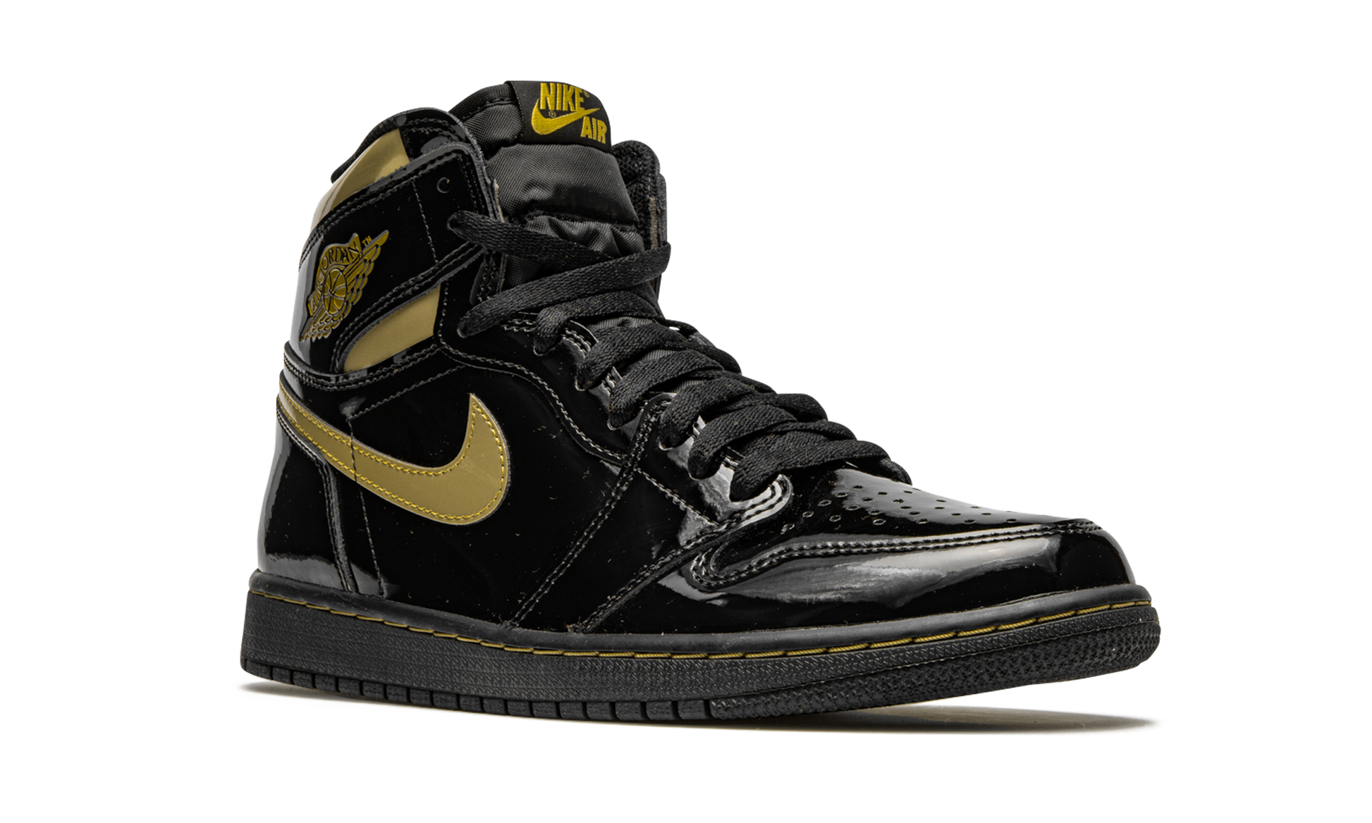 Nike Air Jordan 1 Retro High OG "Black Metallic Gold" 555088 032