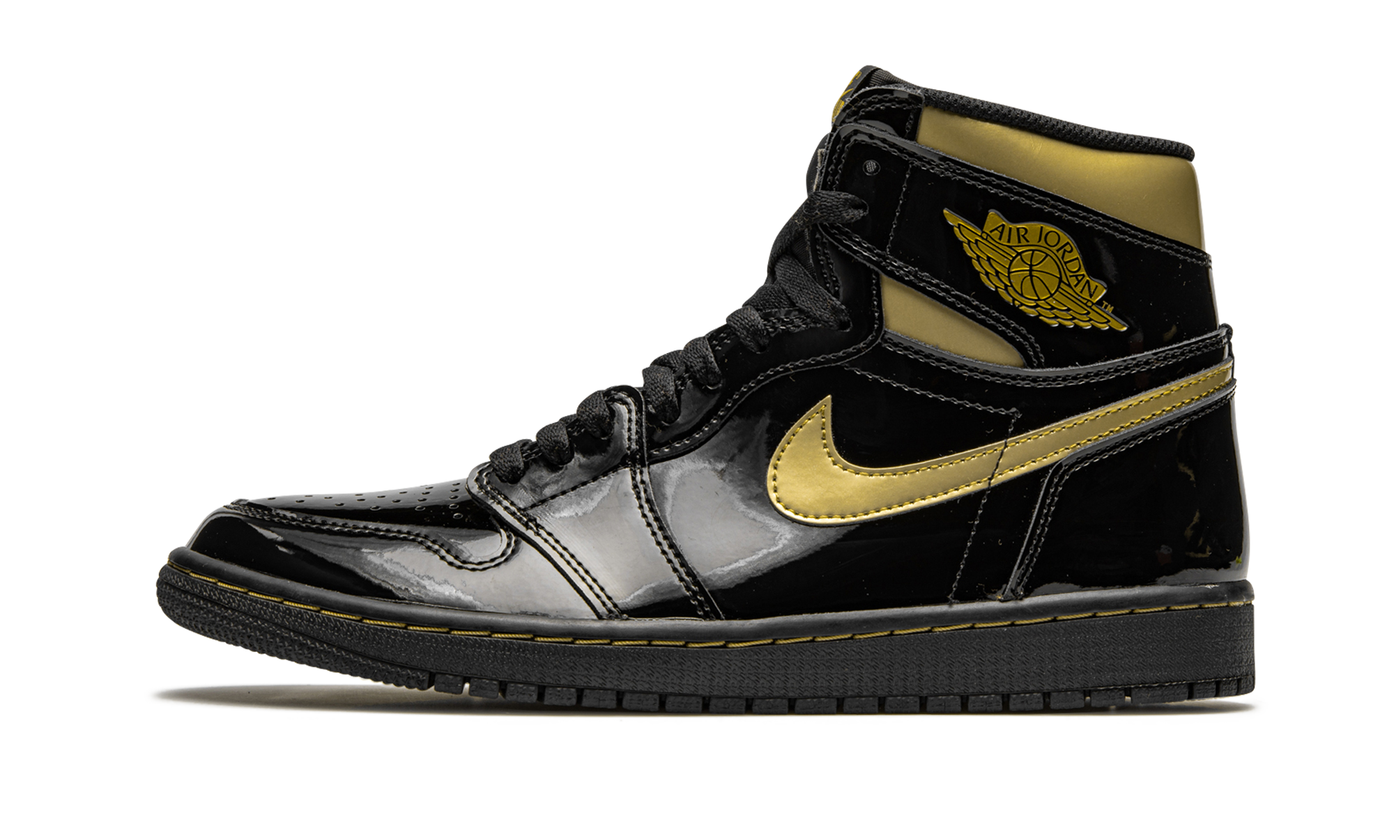 Nike Air Jordan 1 Retro High OG "Black Metallic Gold" 555088 032