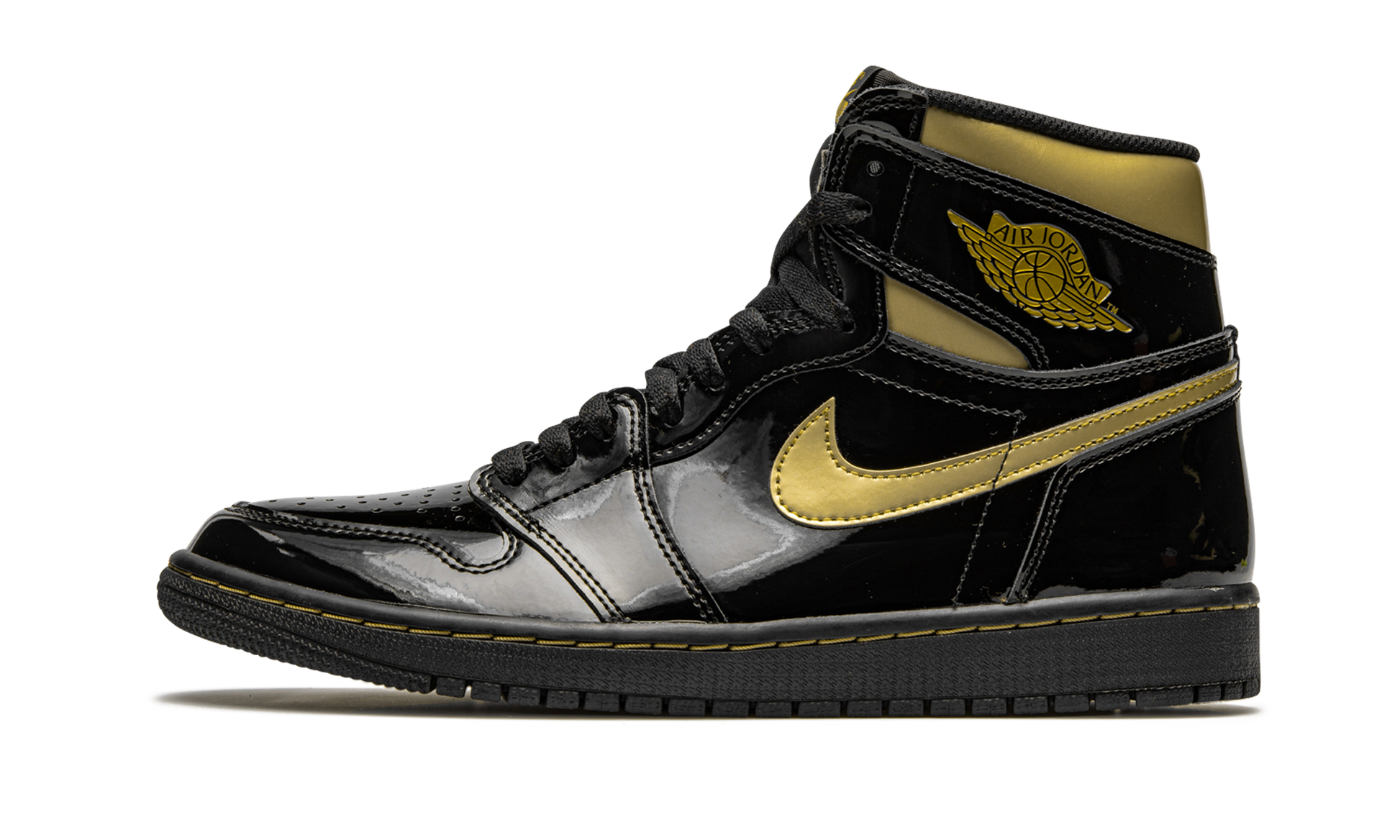 Nike Air Jordan 1 Retro High OG "Black Metallic Gold" 555088 032