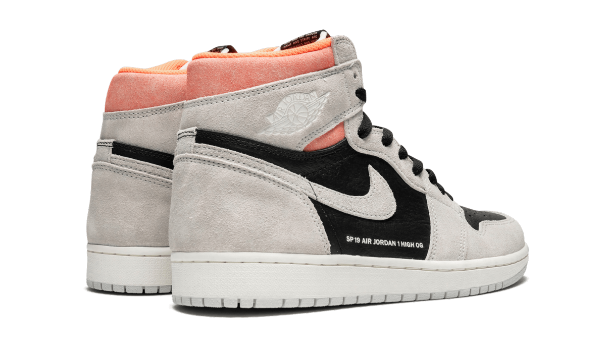 Nike Air Jordan 1 Retro High OG "Neutral Grey/Hyper Crimson" 555088 018