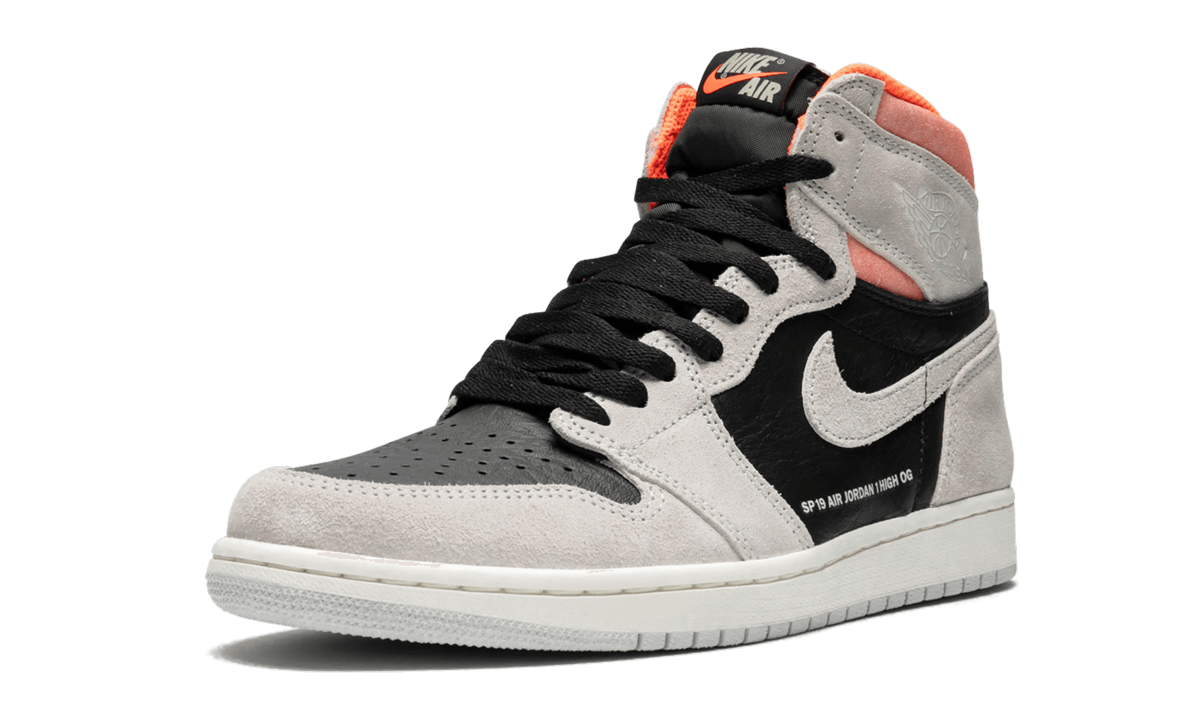 Nike Air Jordan 1 Retro High OG "Neutral Grey/Hyper Crimson" 555088 018