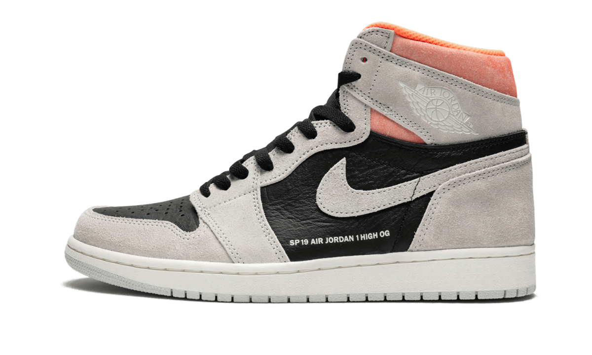Nike Air Jordan 1 Retro High OG "Neutral Grey/Hyper Crimson" 555088 018