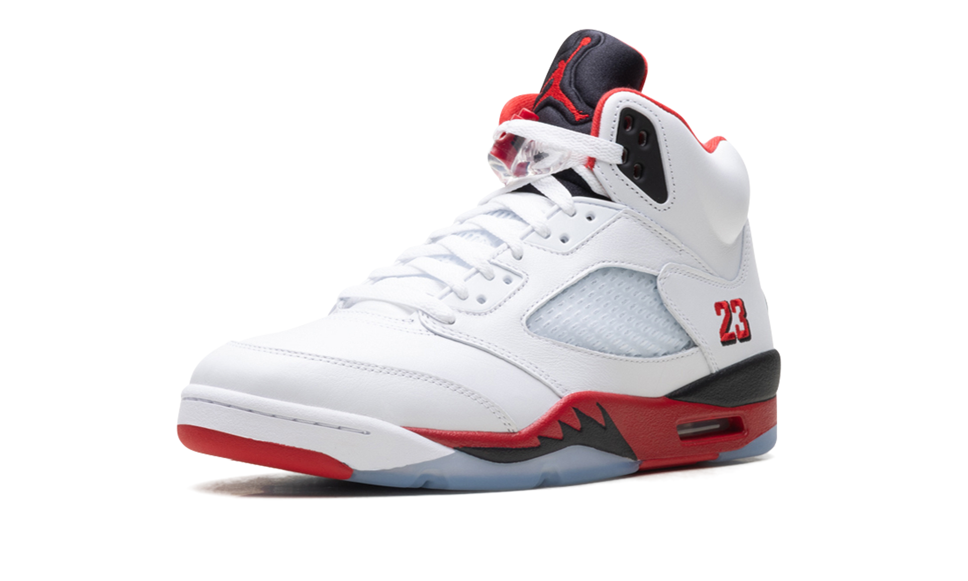 Nike Air Jordan 5 "Fire Red - Black Tongue (2025)" HQ7978 101