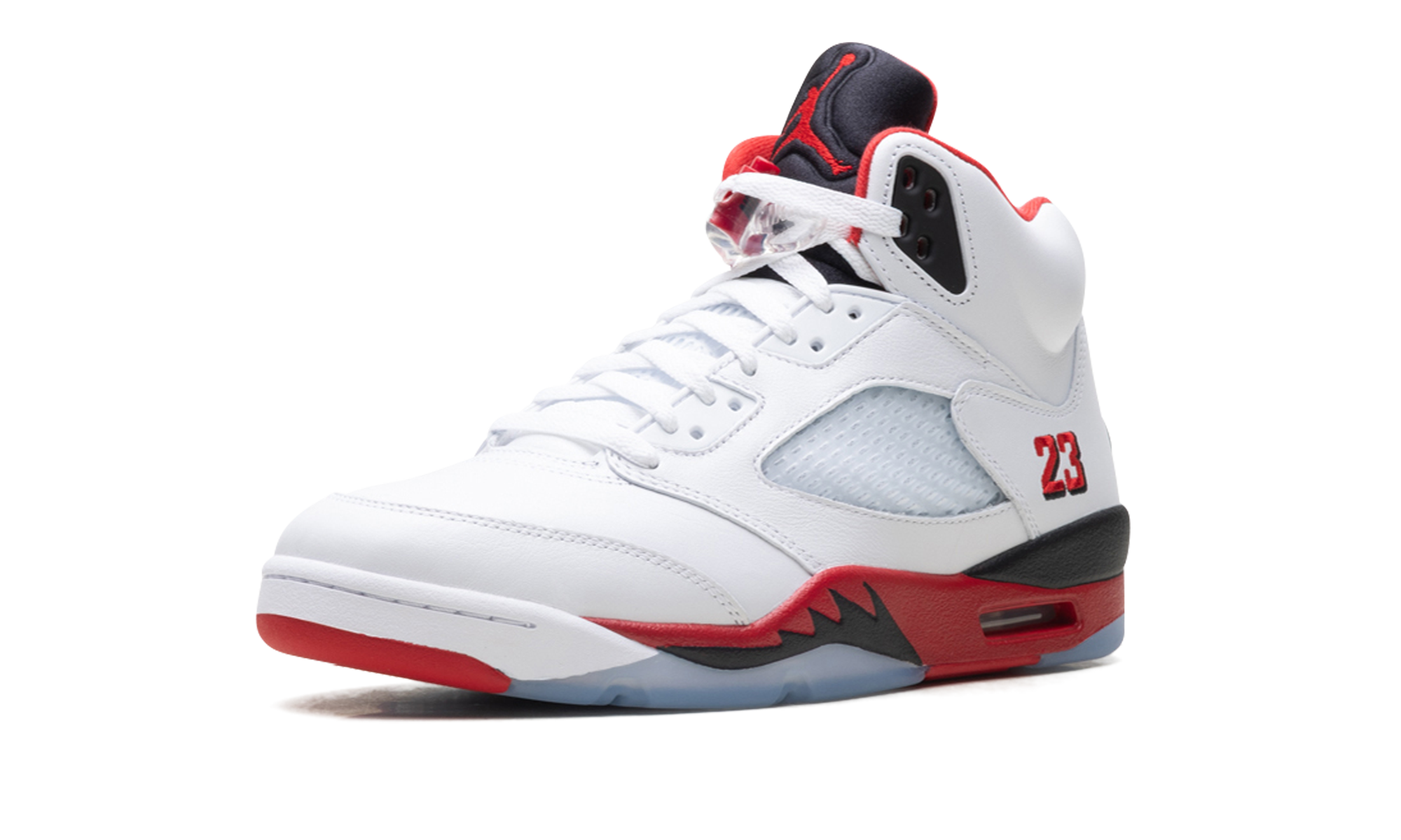 Nike Air Jordan 5 "Fire Red - Black Tongue (2025)" HQ7978 101