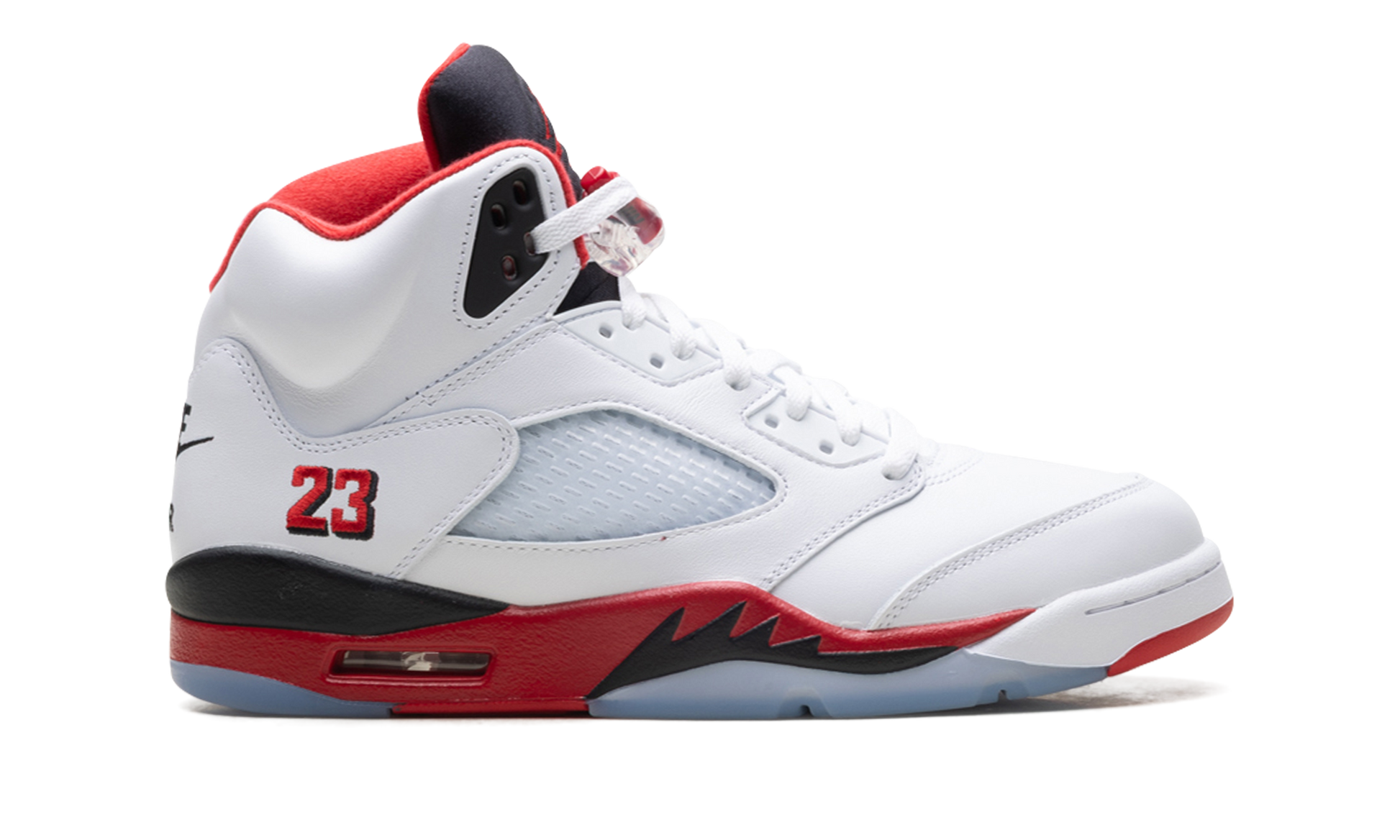 Nike Air Jordan 5 "Fire Red - Black Tongue (2025)" HQ7978 101