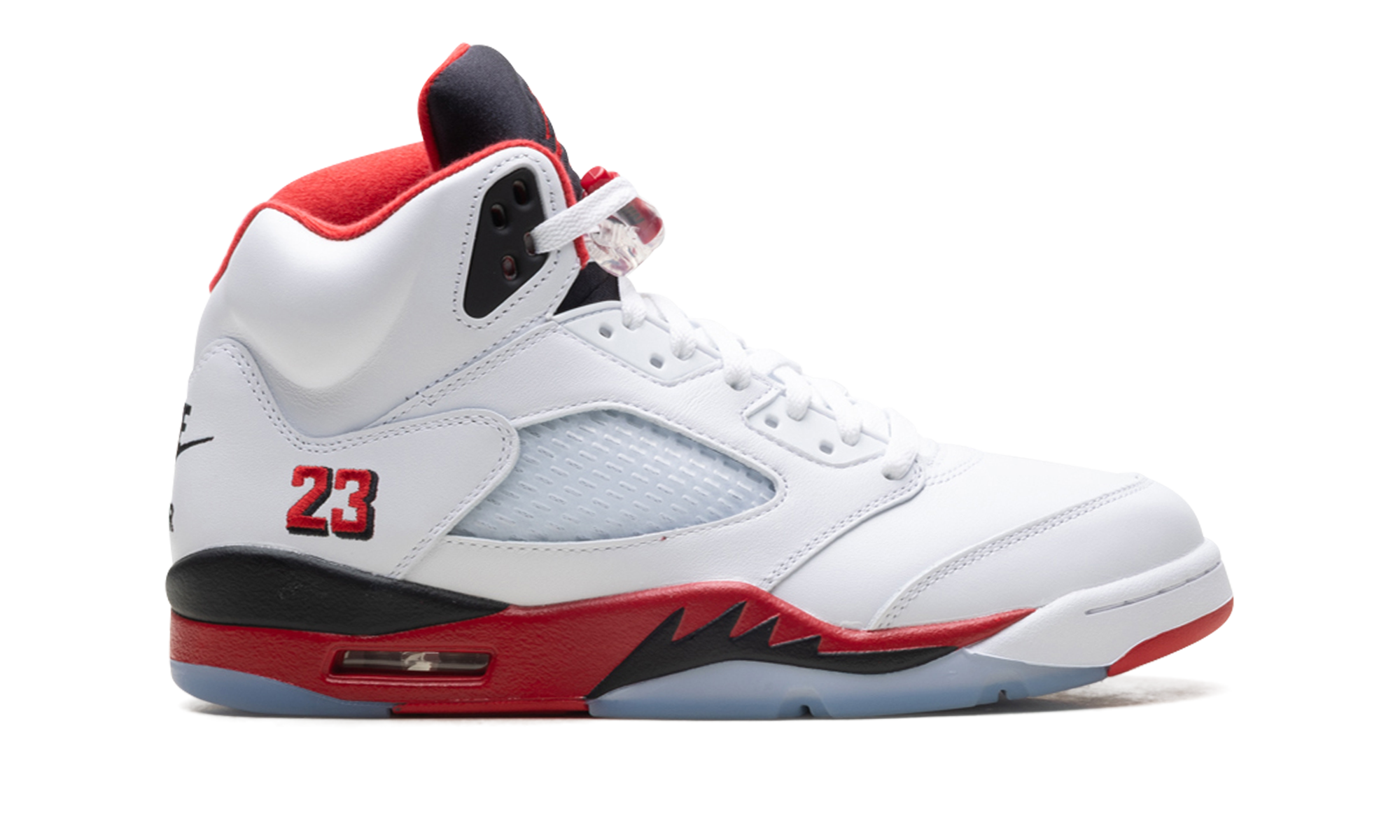 Nike Air Jordan 5 "Fire Red - Black Tongue (2025)" HQ7978 101