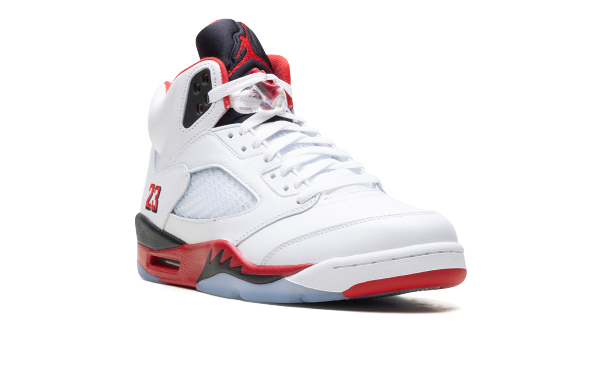 Nike Air Jordan 5 "Fire Red - Black Tongue (2025)" HQ7978 101