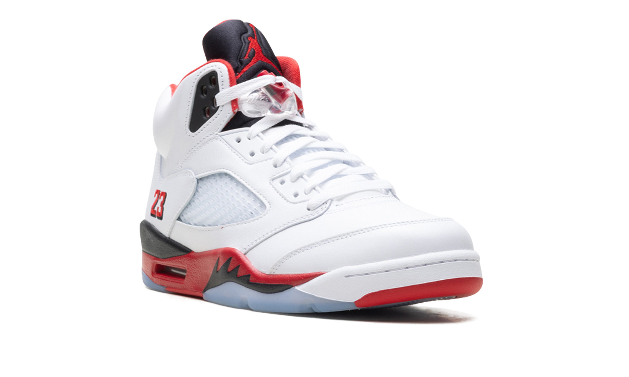 Nike Air Jordan 5 "Fire Red - Black Tongue (2025)" HQ7978 101
