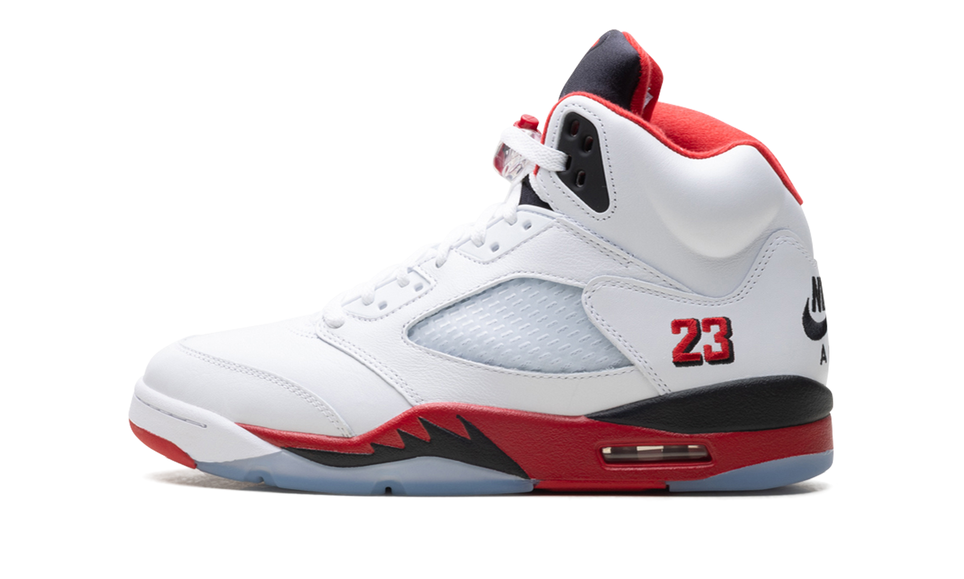Nike Air Jordan 5 "Fire Red - Black Tongue (2025)" HQ7978 101