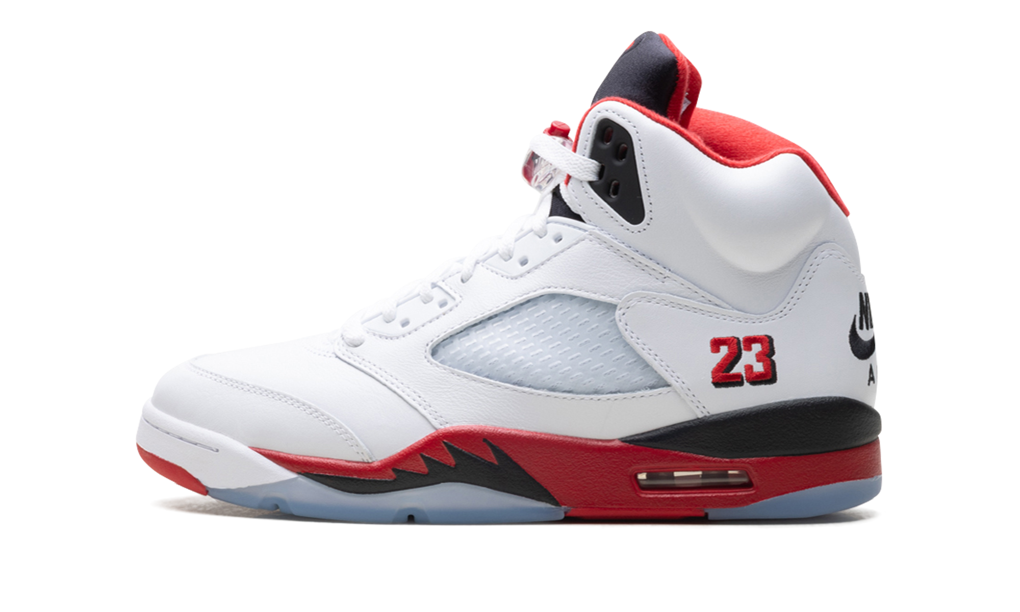 Nike Air Jordan 5 "Fire Red - Black Tongue (2025)" HQ7978 101