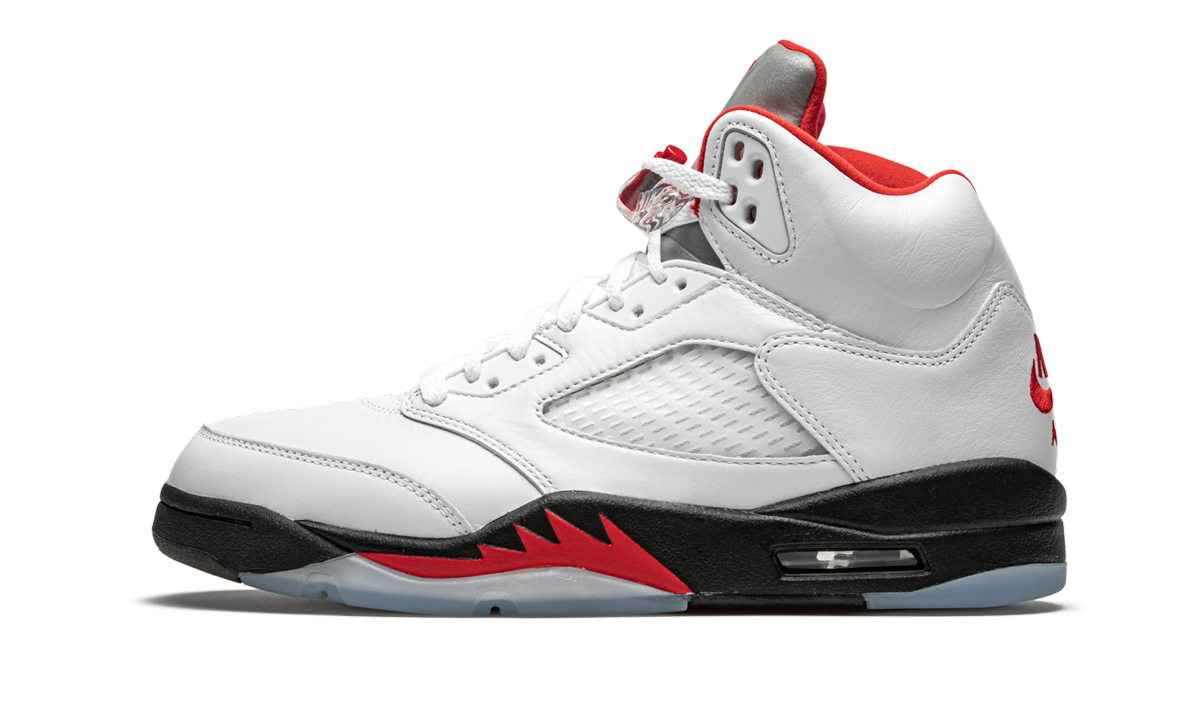 Nike Air Jordan 5 Retro "Fire Red Silver Tongue 2020" DA1911 102