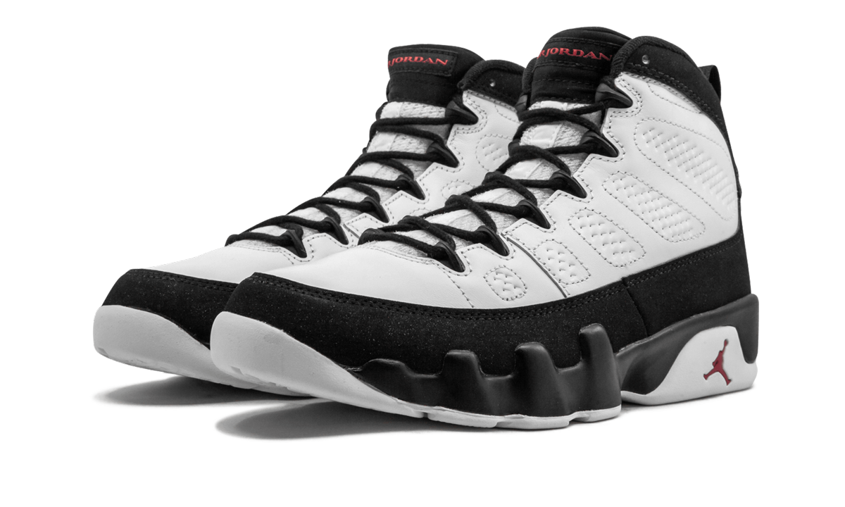 Nike Air Jordan 9 Retro "White Black Red 2016 Release" 302370 112