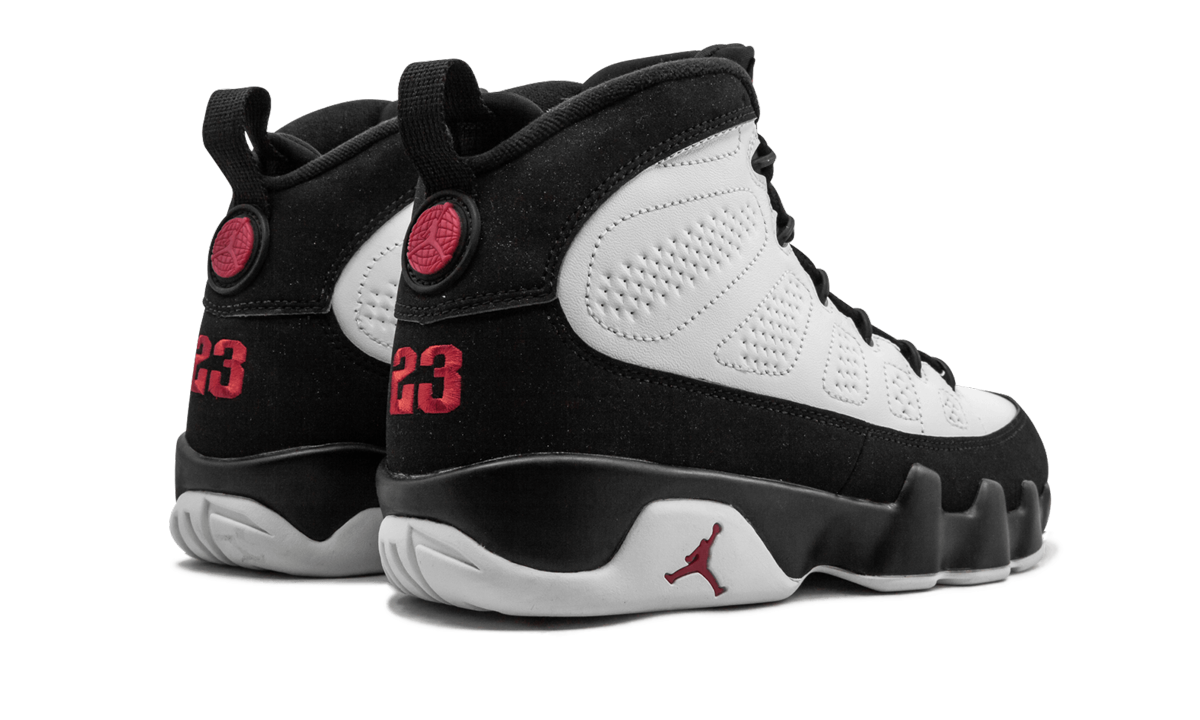 Nike Air Jordan 9 Retro "White Black Red 2016 Release" 302370 112