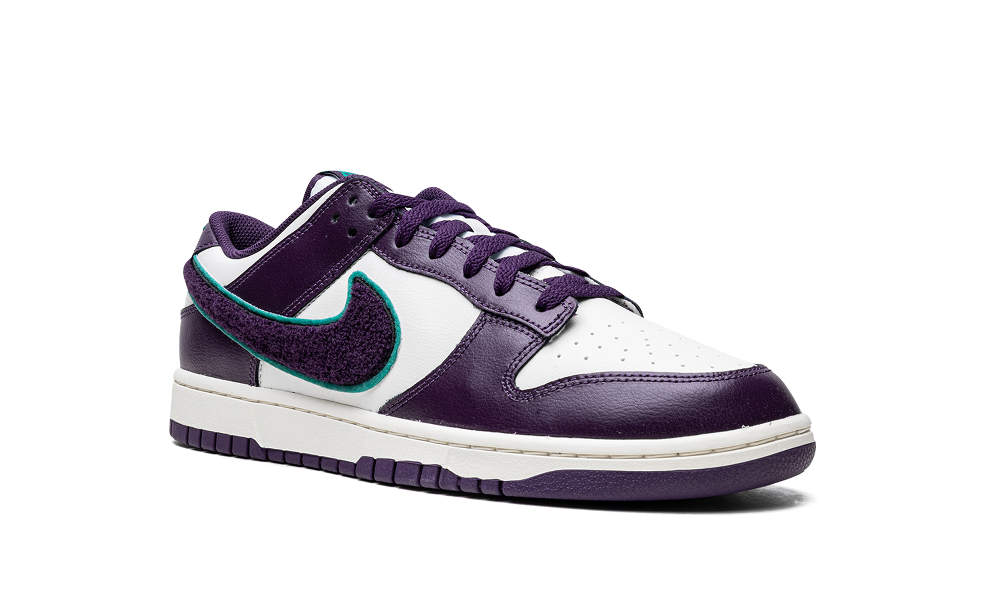 Nike Dunk Low "Chenille Swoosh - Grand Purple" DQ7683 100