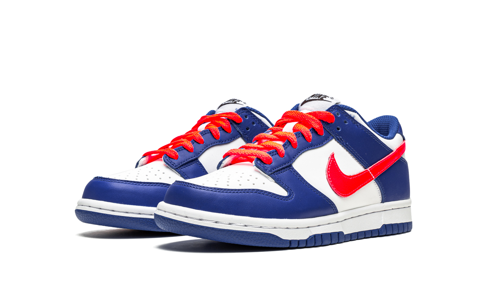 Nike Dunk Low GS "Bright Crimson / Game Royal" CW1590 104