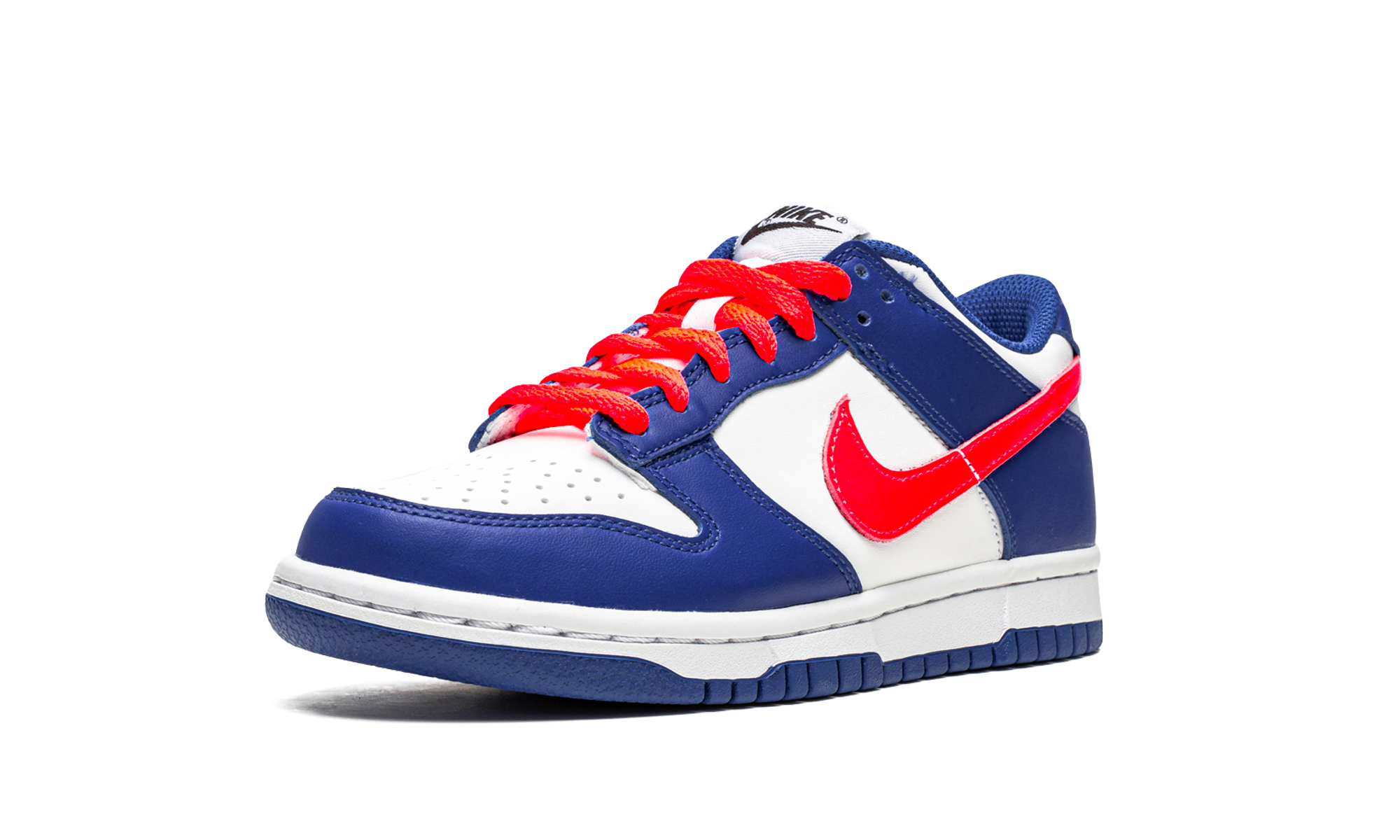 Nike Dunk Low GS "Bright Crimson / Game Royal" CW1590 104