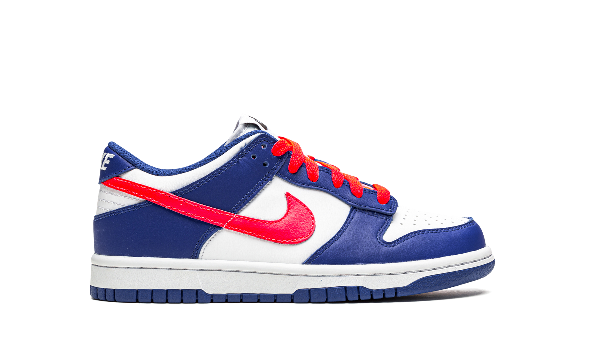 Nike Dunk Low GS "Bright Crimson / Game Royal" CW1590 104