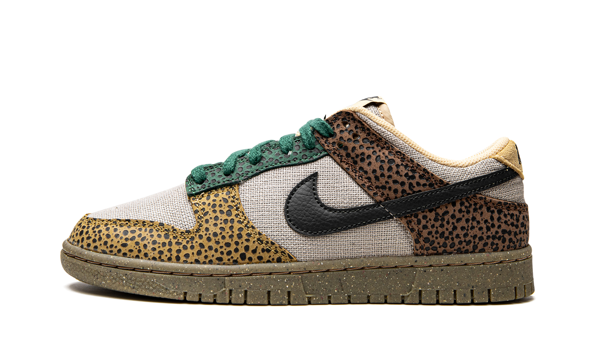Nike Dunk Low "Safari Golden Moss" DX2654 200